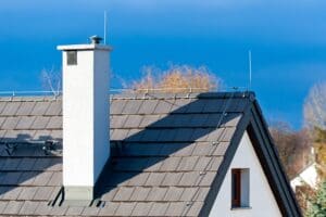 Roof of a house