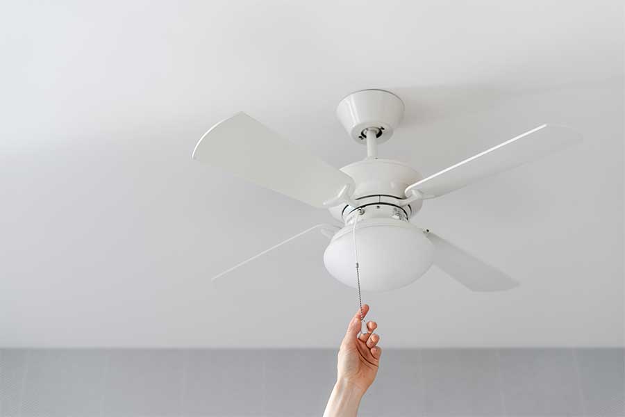 Ongoing ceiling fan installation service