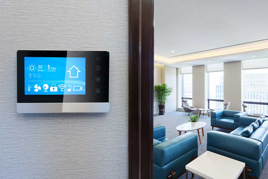 Residential home automation installation