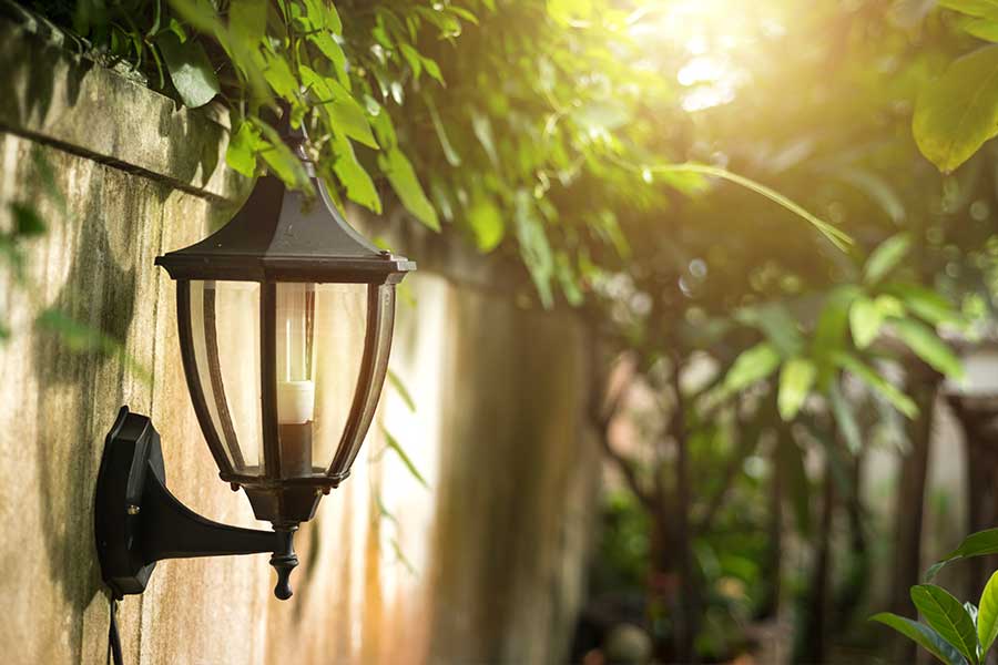Landscape lighting installation completed