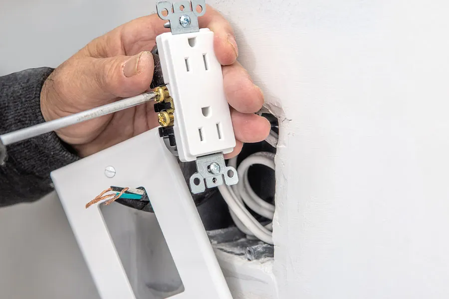 Ongoing electrical outlet installation service