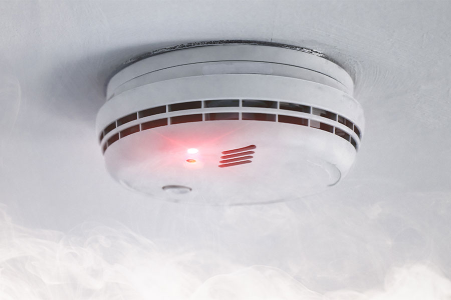 Home smoke and carbon monoxide detectors installed